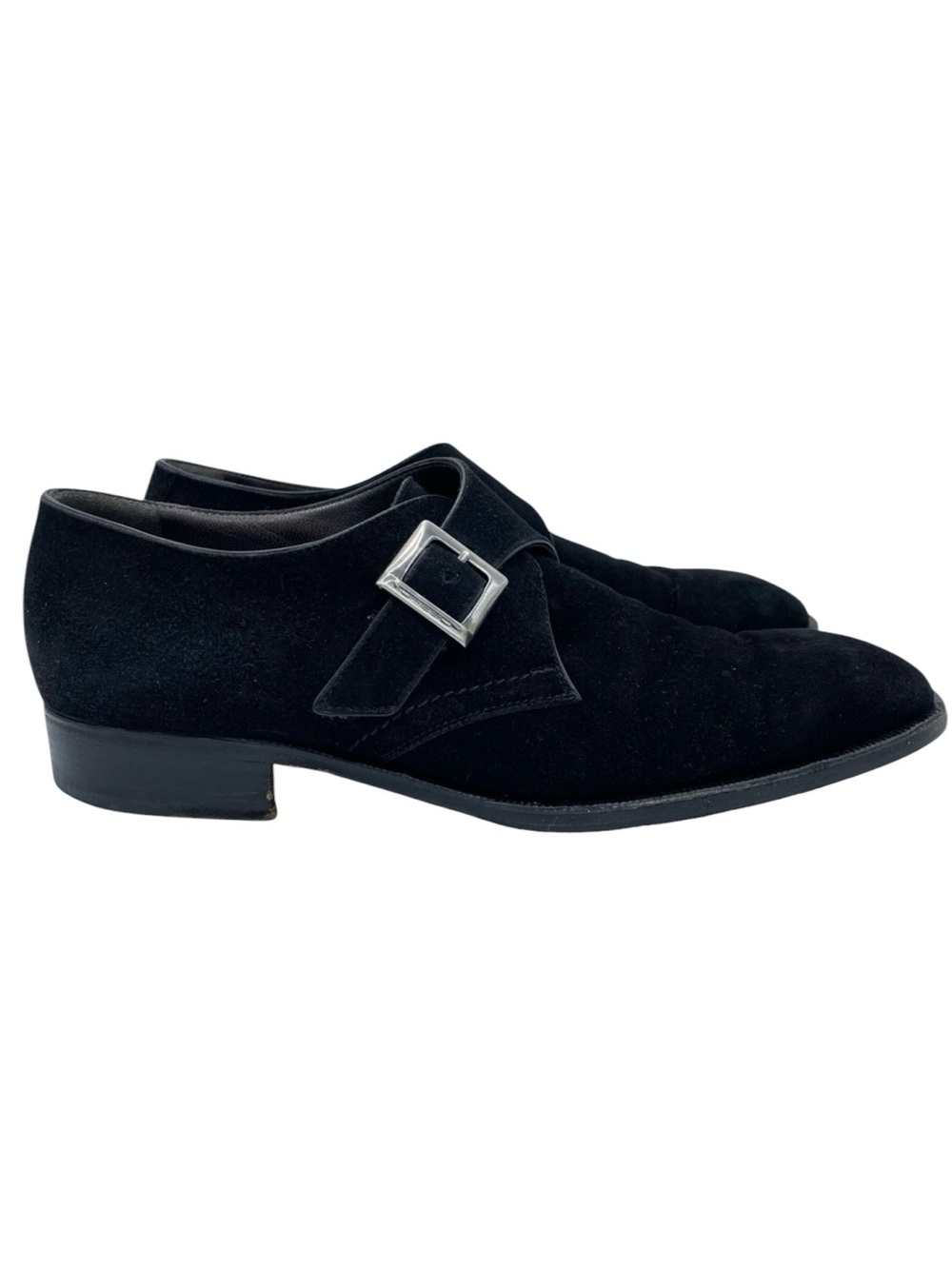 Moreschi Italy Suede Shoes 8 1/2 Black